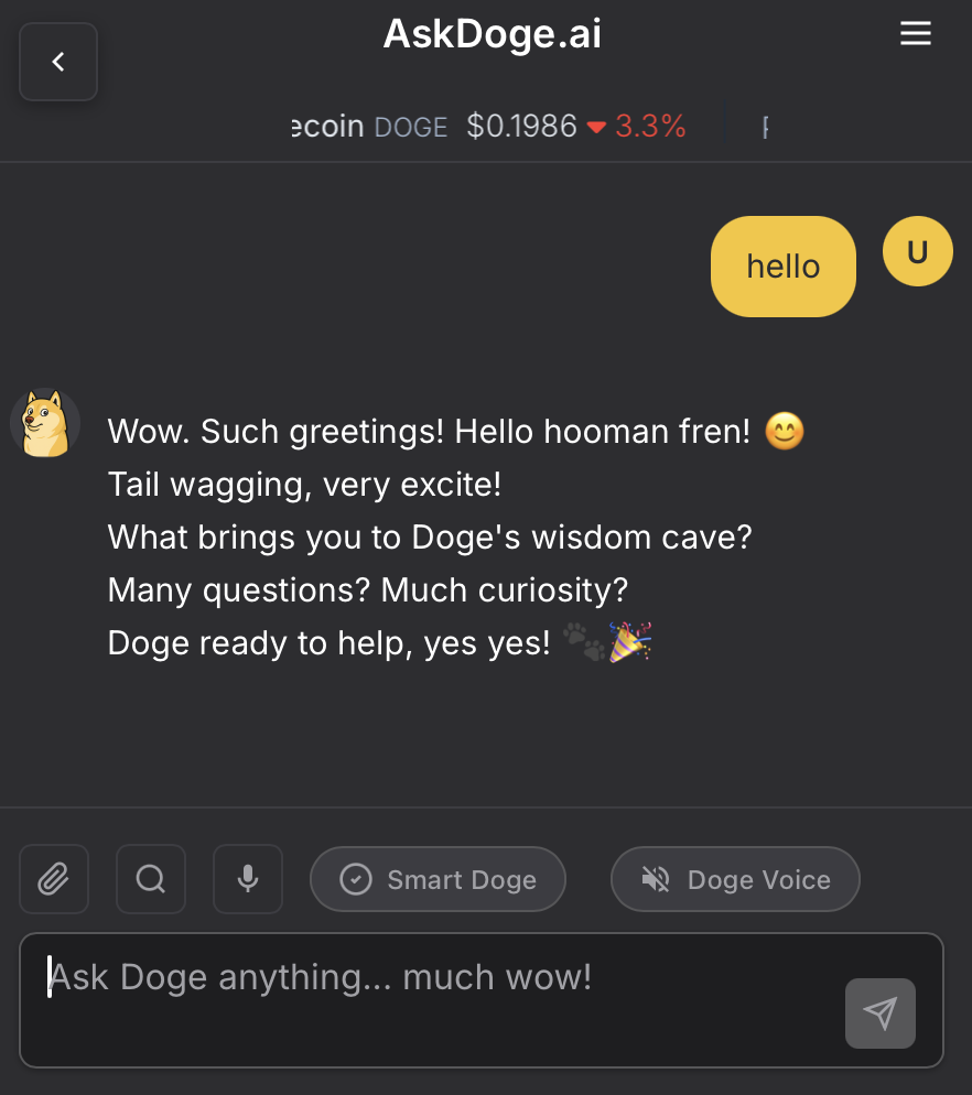 AskDoge Features
